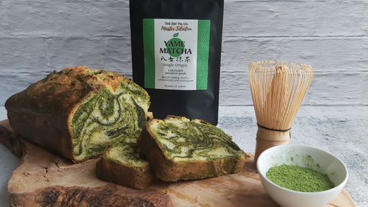 Matcha Marble Cake