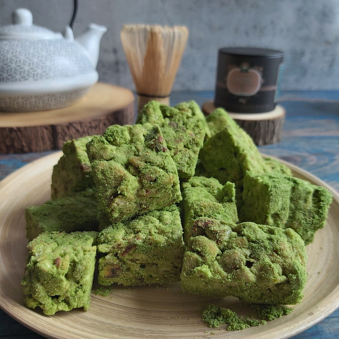 Matcha Nougat Bites