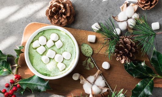 Matcha White Hot Chocolate - drink recipe