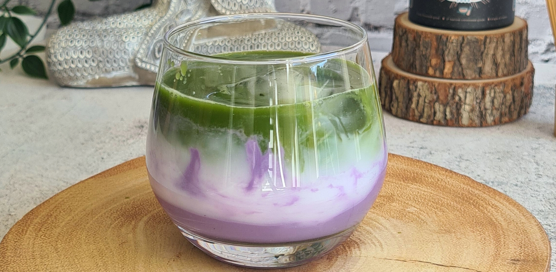 Ube Matcha Latte