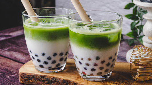 matcha bubble tea boba tea