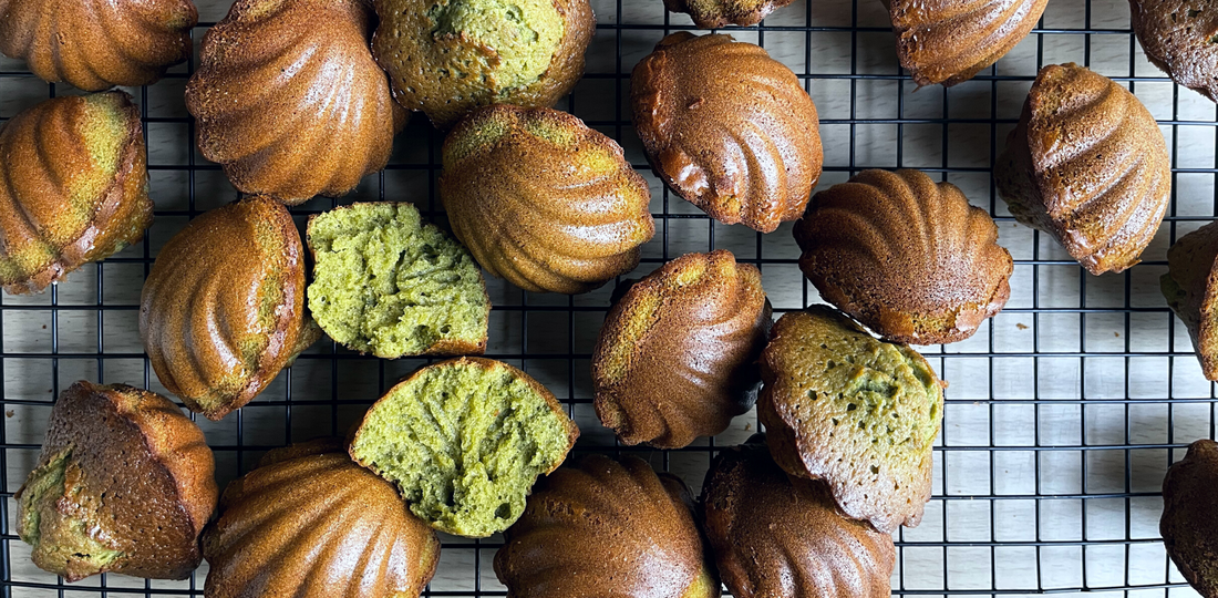 Matcha Madeleines