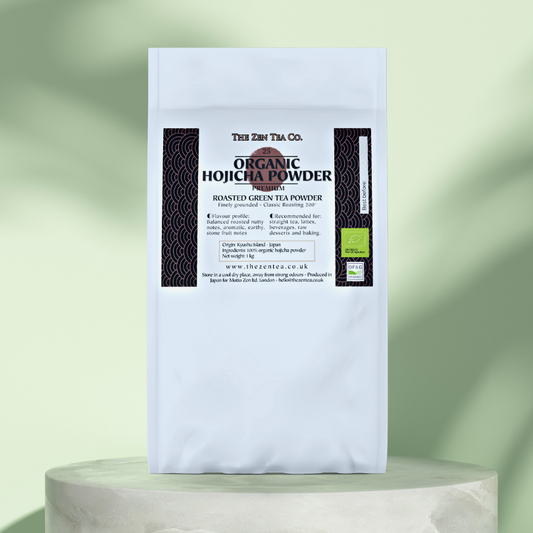 25 - Organic Hojicha Powder 1Kg - Premium Japanese Roasted Green Tea Powder