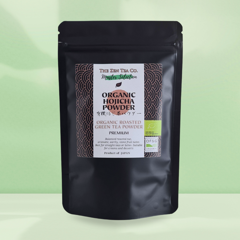 25 - Organic Hojicha Powder - Premium Japanese Roasted Green Tea Powder