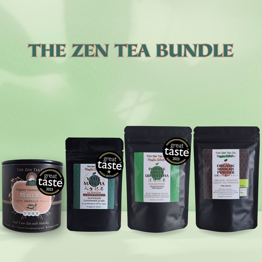 The Zen Tea Co. Matcha and Hojicha Full Bundle