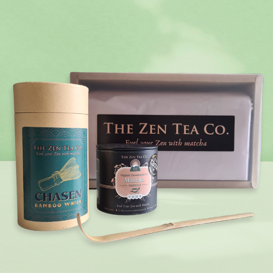 Organic Emerald Matcha Tea Traditional Gift Set | Matcha starter kit